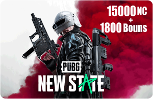 PUBG New State - 15,000NC + 1,800 Bonus