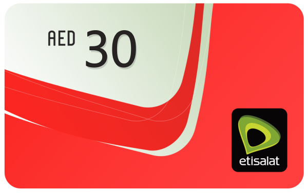 Etisalat Prepaid Card 30 AED
