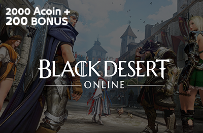 Black Desert Online 2.000 Acoin + 200 Bonus
