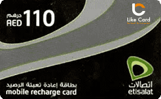 Etisalat Prepaid Card 110 AED