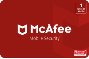 Mcafee - 1 Phone or Tablet Mcafee Mobile security 1Year Subscription SA