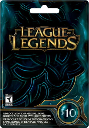 league of legends 10$   server(NA)
