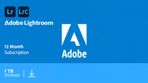 Adobe Lightroom 1TB 1 Year Subscription 