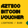 Azteco Bitcoin Crypto Voucher - Lightning - 100 USD