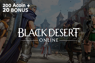 Black Desert Online 200 Acoin + 20 Bonus