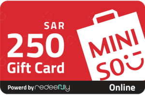 MINISO (online) - 250 SAR