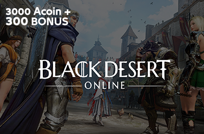 Black Desert Online 3.000 Acoin + 300 Bonus