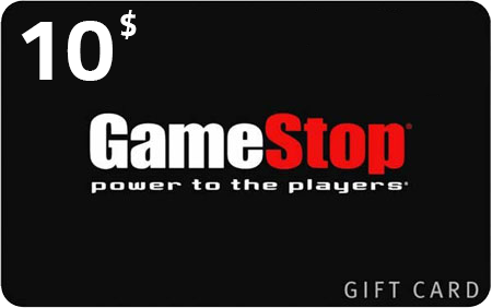 Game Stop Card 10 USD