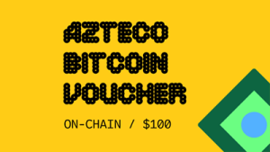 Azteco Bitcoin Crypto Voucher - On-Chain - 100 USD