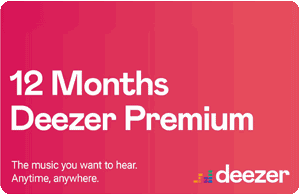 Deezer Premium 12 Month - Global