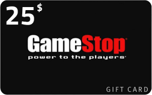 Game Stop Card 25 USD